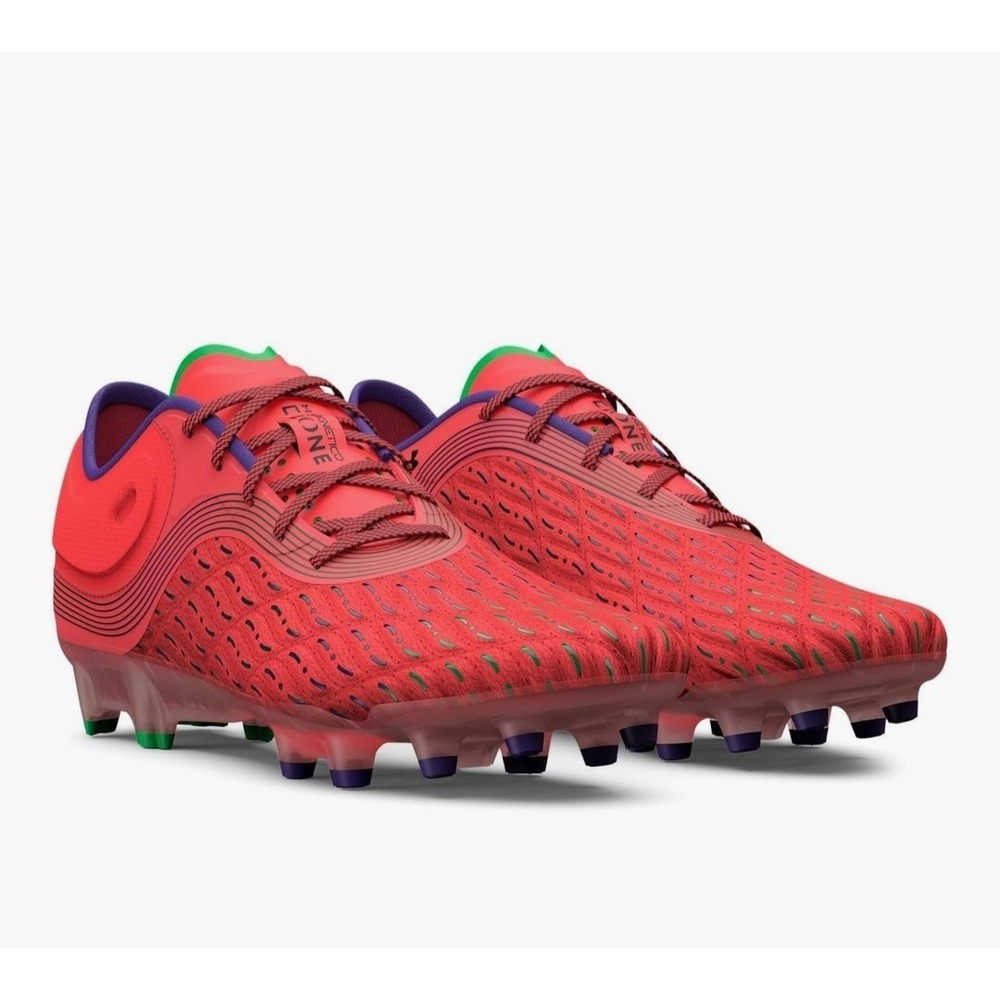 Under Armour Magnetico Elite 3 Firm Ground Soccer Cleats Men Sz 13 3026740-600